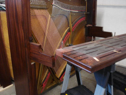 49 - Back from the Refinisher's, cabinet and keybed 49 - Back from the Refinisher's, cabinet and keybed